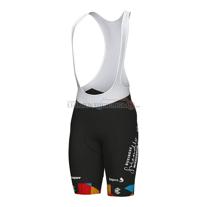 Abbigliamento Ciclismo Bahrain Victorious Manica Corta 2022 Rosso